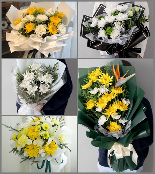 广东汕头市潮南区陇田镇望上村白事花束代送